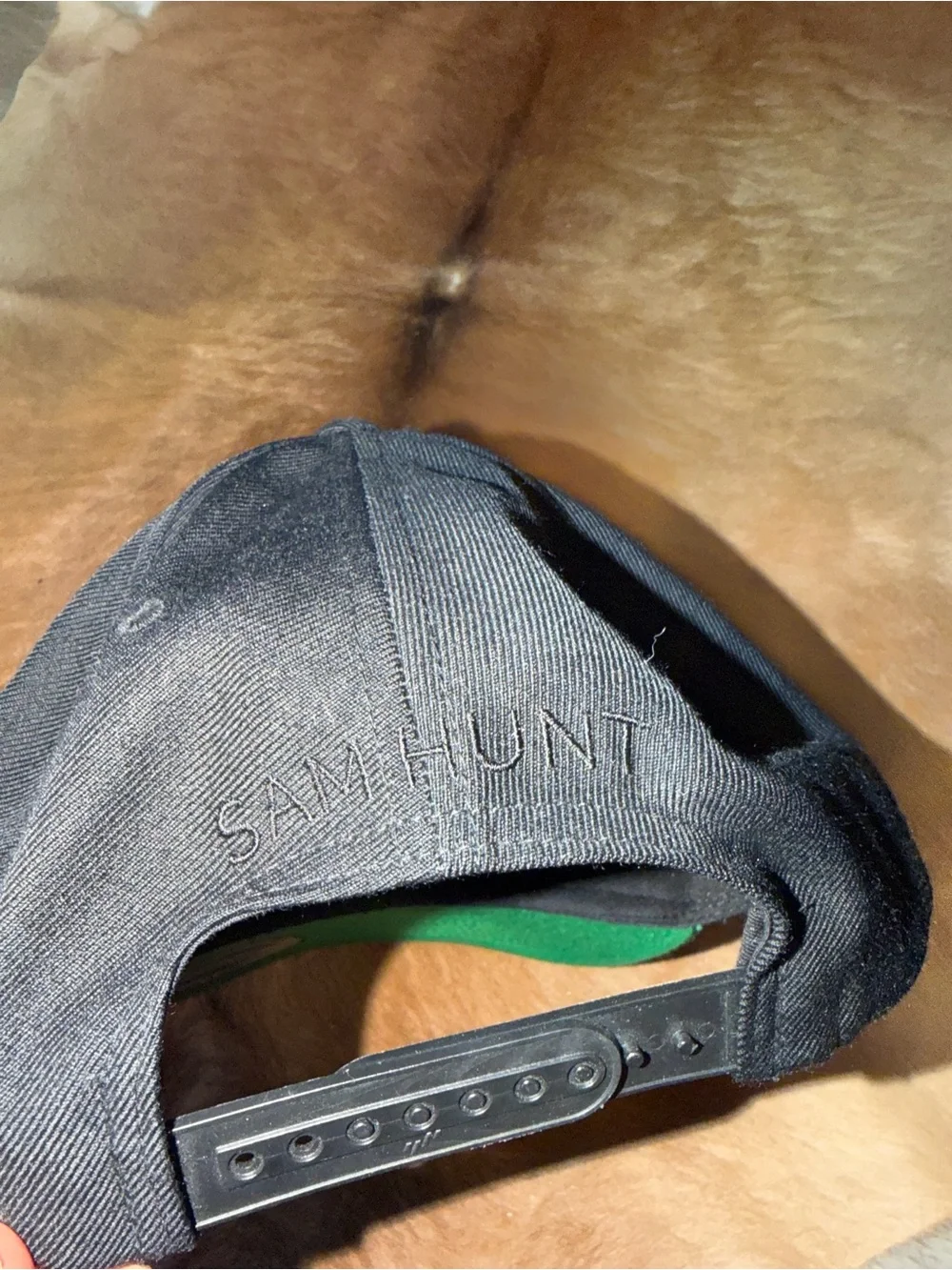 SAM HUNT SIGNATURE CAP - BLACK